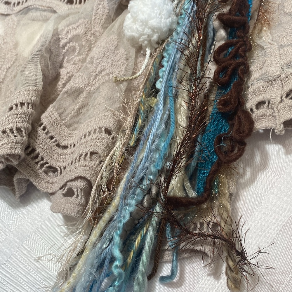 Artisan Textured Scarf - Picture 7 of 10